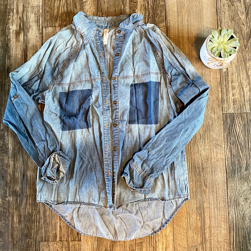 Xhilaration Denim Top